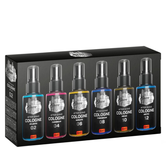 Снимка на Подаръчен комплект  - SHAVE FACTORY - 6x After Shave 50 ml - червен