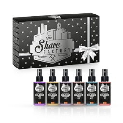 Снимка на Подаръчен комплект   - SHAVE FACTORY - 6x After Shave 50 ml - сребърен