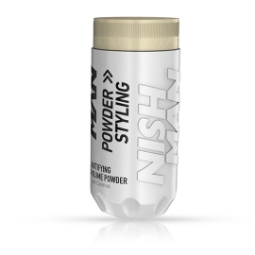 Imagine Pudra de volum - NISH MAN -  Light Hold -  Milky 20 gr 