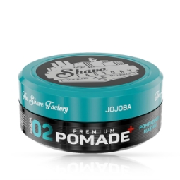 Снимка на Бляскава вакса за косa -02-  SHAVE FACTORY  - Жожобa - 150 ml 