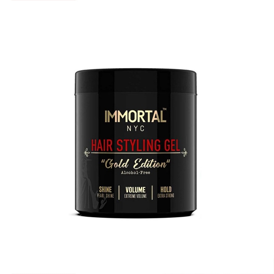 Снимка на Гел за коса - IMMORTAL - Gold Edition  - Без алкохол - 500 ml