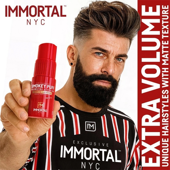 Снимка на Пудра за обем- IMMORTAL - Smokey Puff - 20 gr  - fragranced