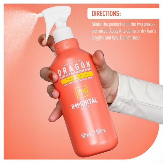 Imagine Balsam pentru par - Leave In - IMMORTAL - Dragon Blood - 500 ml