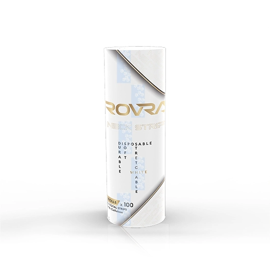 Снимка на Хартиени яки за бръснарница Rovra - комплект 5 ролки