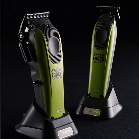 Снимка на Комплект EDGE X - KIEPE - Машинка за подстригване + Тример -  Ultra Thin - Зелен