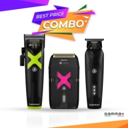 Снимка на КОМБО КОМПЛЕКТ GAMMA+ XCELL  - Машинка за подстригване + Тримерr + Шейвър