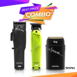 Imagine Set ROVRA - PULSE - Masina de tuns + Masina de contur  + Masina de ras Triple Blade