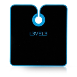 Imagine Pelerina frizerie/coafor - L3VEL3  - guler neopren - neagra cu tiv albastru 