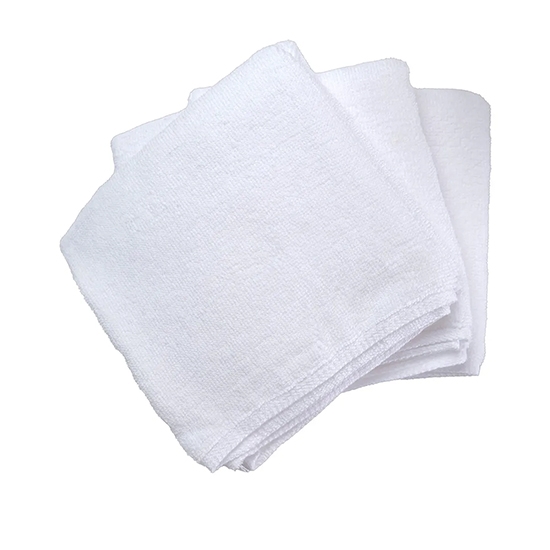 Снимка на Set 3 prosoape frizerie - L3VEL3 - din bumbac - albe