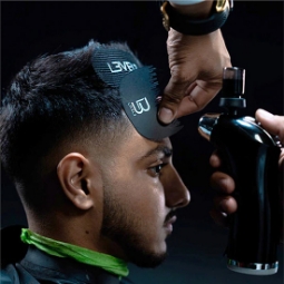 Комплект лепенки L3VEL3 - за захващане на косата  - 4  бр Черни - велкро 