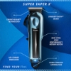 Imagine Masina de tuns - WAHL -  Super Taper X™ - 6500 RPM - fara fir 