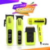 Снимка на Set ROVRA - IMPACT - Masina de tuns + Masina de contur + Uscator de par Intense + Masina de ras Super Cut - Verde 