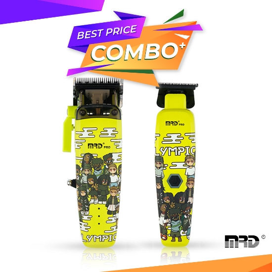 Снимка на Set MRD - Masina de tuns Smart Brain  + Masina de contur  Smart Brain - fara fir - Verde - Olympics