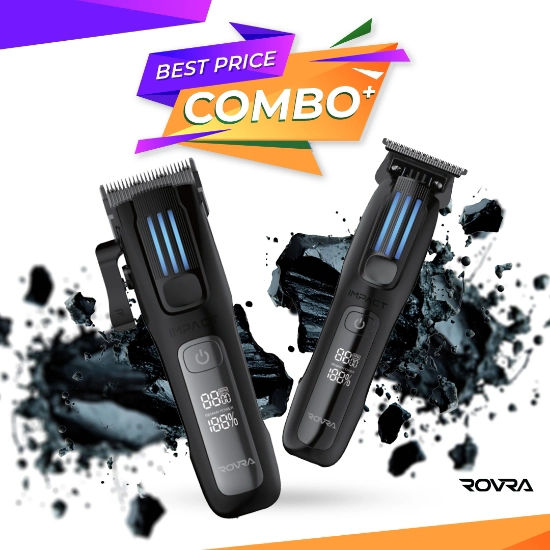 Imagine Set ROVRA - IMPACT - Masina de tuns + Masina de contur