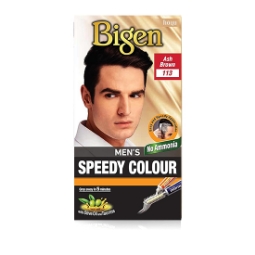 Imagine Vopsea de par  - BIGEN -  Ash Brown B 113 - Saten cenusiu