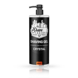Показвай детайлите за Гел за бръснене - Crystal - SHAVE FACTORY - 1000 ml Снимка на Гел за бръснене - Crystal - SHAVE FACTORY - 1000 ml