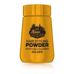Снимка на Пудра за обем и с матов фект  - SHAVE FACTORY  20 gr - GOLDEN - vegan tested