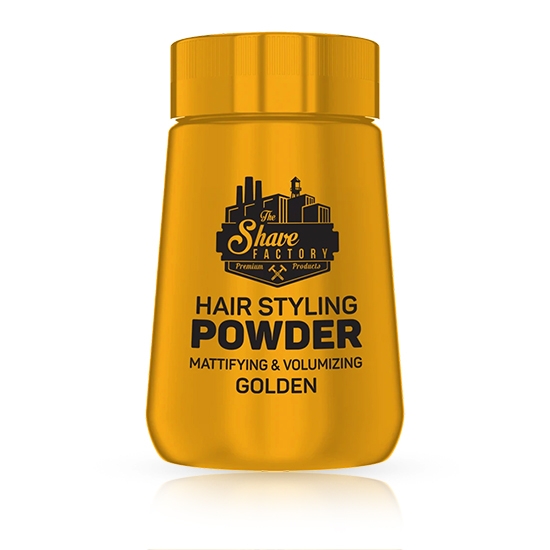 Снимка на Пудра за обем и с матов фект  - SHAVE FACTORY  20 gr - GOLDEN - vegan tested