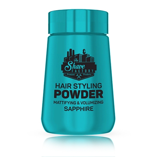 Снимка на Пудра за обем и с матиращ ефект  - SHAVE FACTORY  20 gr - SAPPHIRE - - vegan tested