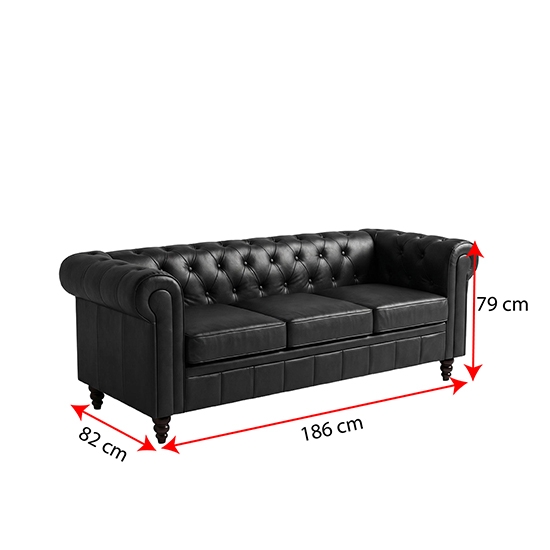 Imagine Canapea MENOSER - Frizerie / Coafor / Vigo  - WS - 05 - Black