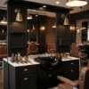 Imagine Mobilier Frizerie / Barber Shop - MENOSER - ALICANTE  MSR-P006 cu chiuveta