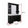 Imagine Mobilier Frizerie / Barber Shop - MENOSER - ALICANTE  MSR-P007 fara chiuveta 