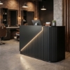 Imagine Receptie pentru Frizerie / Barber Shop - MENOSER - Verona -  MSR-P 003 - black - cu led
