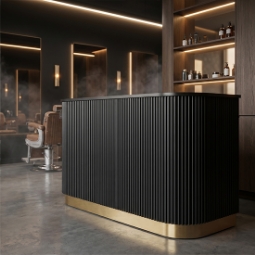 Receptie pentru Frizerie / Barber Shop - MENOSER - Florence -  MSR-P 002 - black 