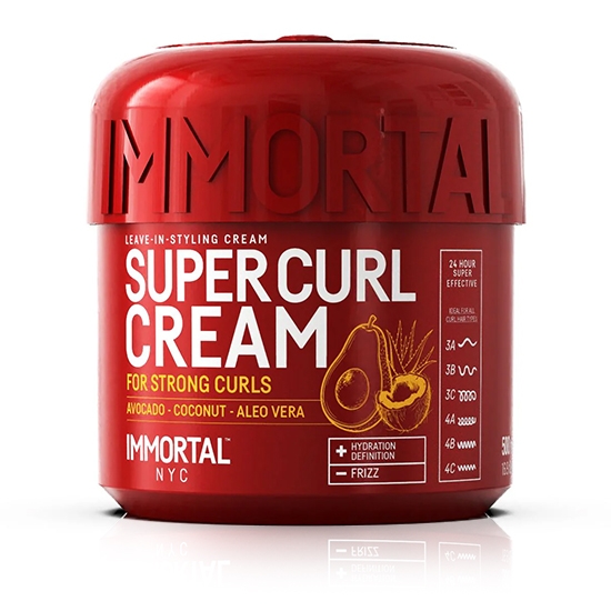 Imagine Crema pentru bucle - IMMORTAL -  SUPER - 500 ml  