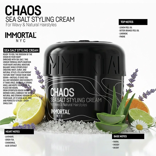 Imagine Crema pentru styling - IMMORTAL -  CHAOS - 500 ml   