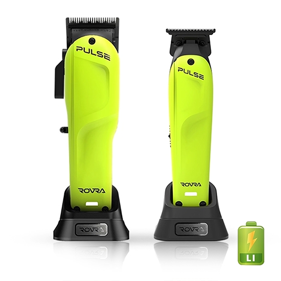 Imagine Set ROVRA - PULSE - Masina de tuns verde + Masina de contur  