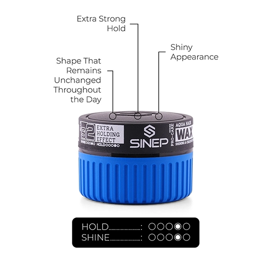 Снимка на Вакса за коса - SINEP - S2 -  Shining & Creative 150 ml  