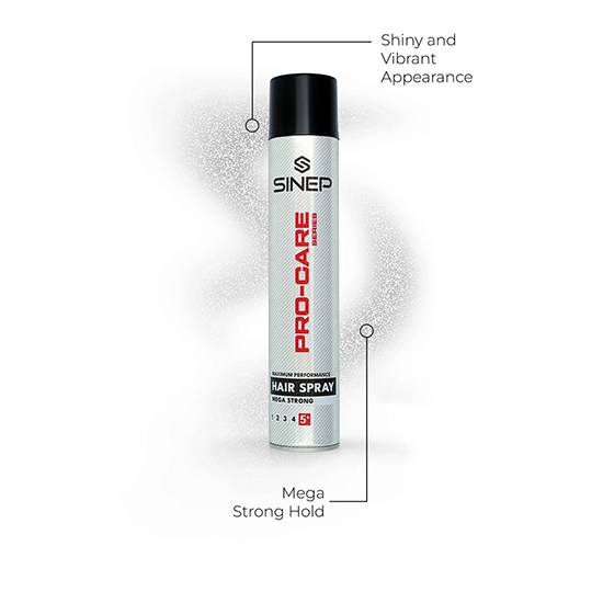 Снимка на Лак за коса - SINEP - Mega Strong 400 ml  