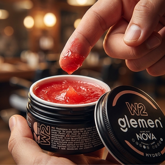 Imagine Ceara lucioasa pentru par -  Premium  - GLEMEN - Nova  - 100 ml 