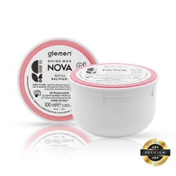 Снимка на Резервен пълнител – Блестяща вакса за коса Premium – GLEMEN Nova Hydro – 100 мл