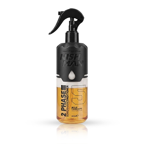 Снимка на Balsam grooming - NISH MAN - 5 Milk Therapy - 400 ml 