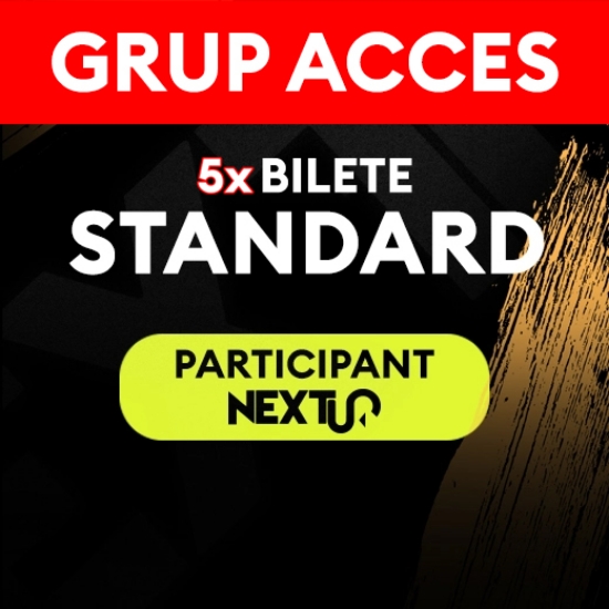 Снимка на GRUP ACCES - 5X Bilete STANDARD - eveniment NEXTUP - BRASOV 2026