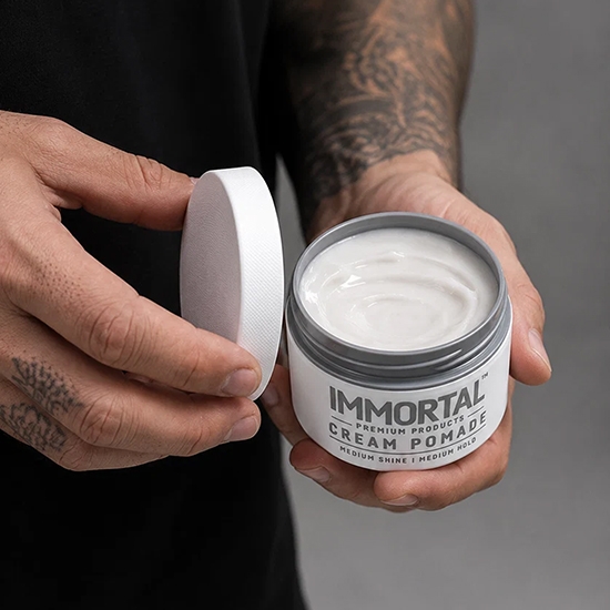 Снимка на Ceara de par - IMMORTAL -  Premium - Cream Pomade - 110 ml  
