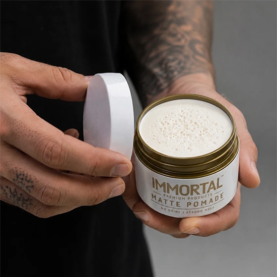 Imagine Ceara de par - IMMORTAL -  Premium - Matte Pomade - 110 ml  
