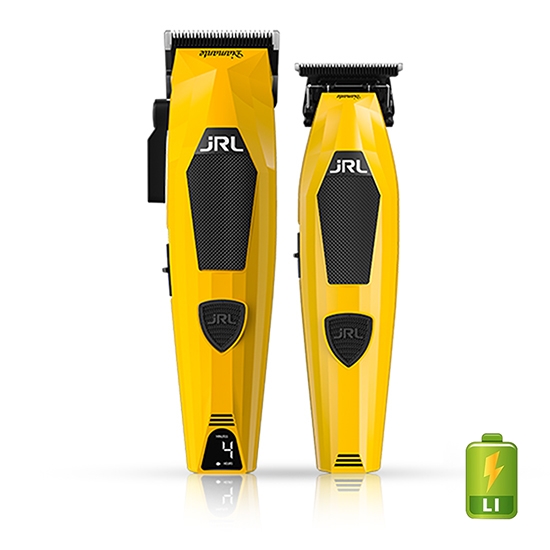 Снимка на Set JRL Profesional - Diamante - Masina de tuns 2025C + Masina de contur 2025T - Yellow - fara fir
