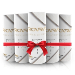 Imagine Pachet promo - Gulere de hartie Rovra pentru frizerie - set 5 role - 6 buc